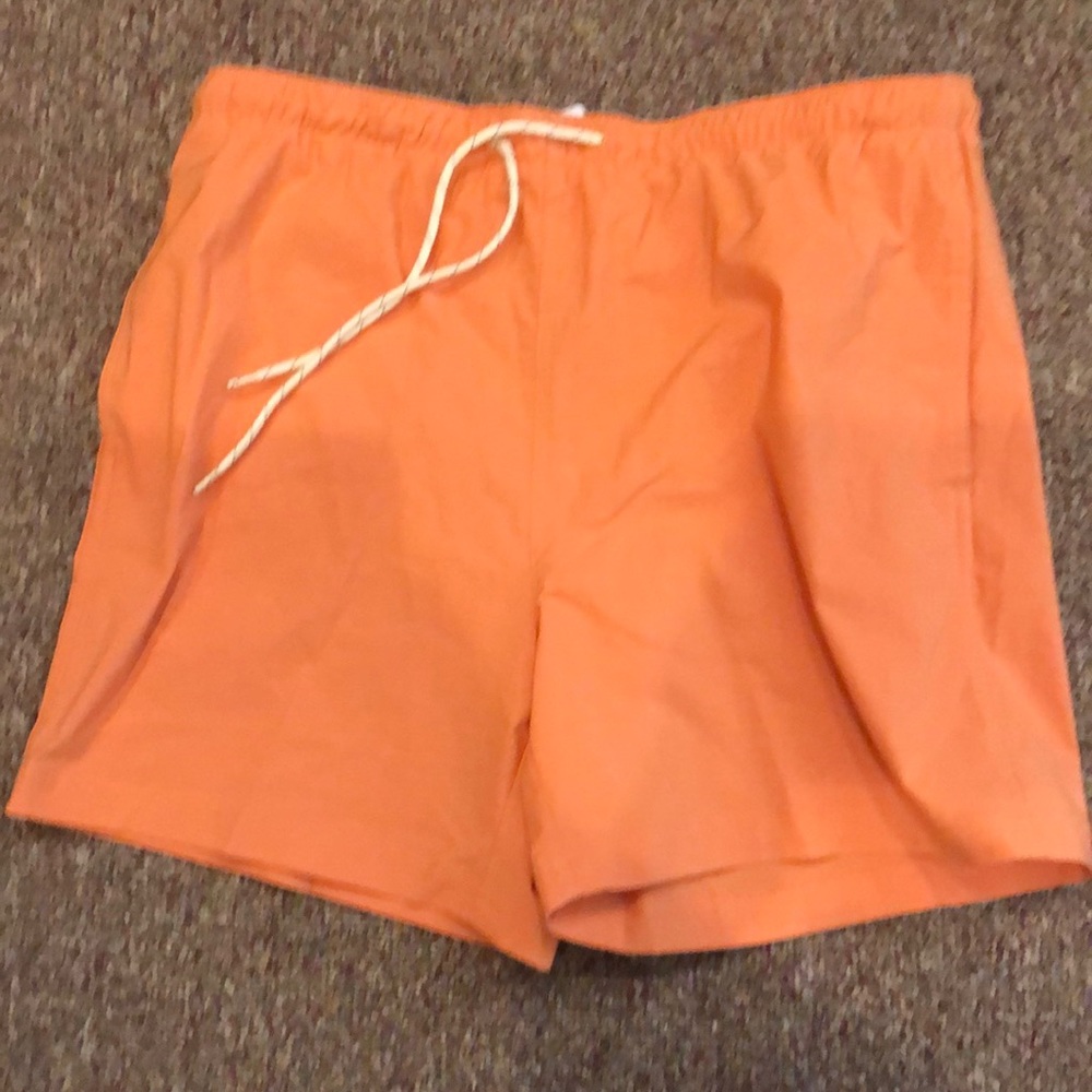 Medium swim shorts from Boca islandwear Swim.  Orange in color.